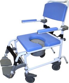 18" Shower Commode with 4 Way Seat